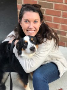 Katie and her new puppy Shiloh